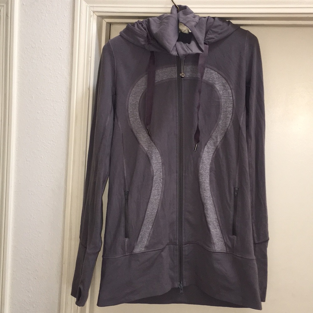 Lululemon Purple Stride Jacket Hoodie size 8
